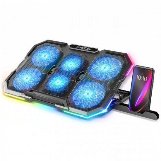 NBTS-Spirit of Gamer AIRBLADE 700 RGB LAPTOP hűtőpad 15-17 NBTS-Spirit of Gamer AIRBLADE 700 RGB LAPTOP hűtőpad 15-17