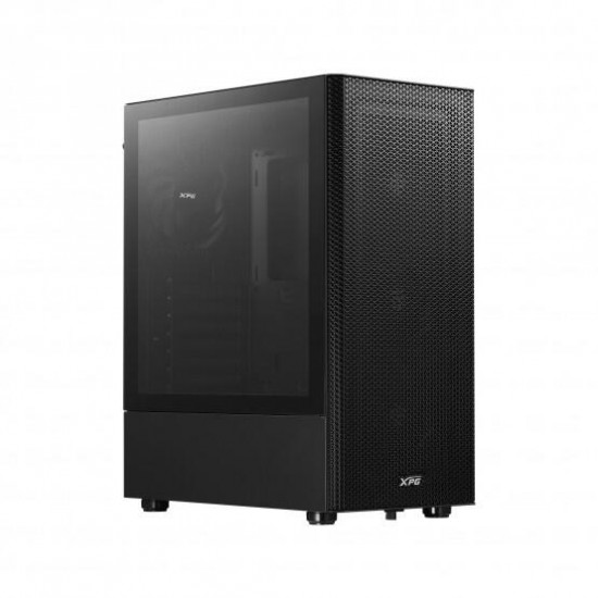 ADATA XPG Valor MESH, 4x120mm ventilátor, Tápegység nélkül, üvegfalú, fekete Ház Midi ATX ADATA XPG Valor MESH, 4x120mm ventilátor, Tápegység nélkül, üvegfalú, fekete Ház Midi ATX