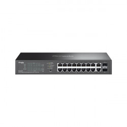 TP-LINK ES220GP Switch 20x1000Mbps(16xPOE+) + 2xSFP Fémházas Easy Smart (Omada)