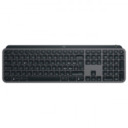 Logitech MX Keys S lézergravírozott magyar kiosztású grafitszürke vezeték nélküli billentyűzet