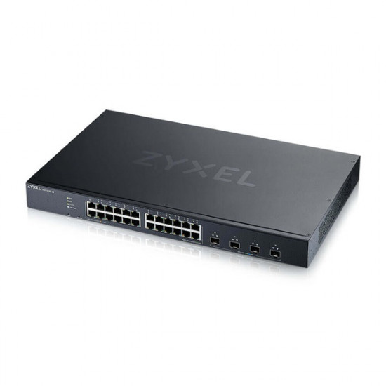 ZYXEL XGS1935-28-EU0101F Switch 24x1000Mbps + 4x10G SFP+, Fémházas Menedzselhető, Rackes