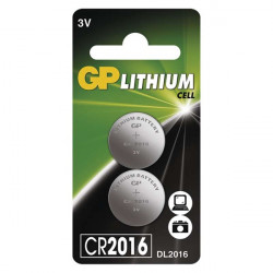GP CR2016 lítium gombelem 2db/bliszter (B15163)