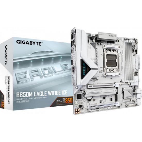 GIGABYTE B850M EAGLE WIFI6E ICE Alaplap GIGABYTE B850M EAGLE WIFI6E ICE Alaplap