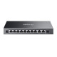 TP-LINK ES210GP Switch 9x1000Mbps (8xPOE+) +1xGigabit SFP kombó Fémházas Easy Smart (Omada)