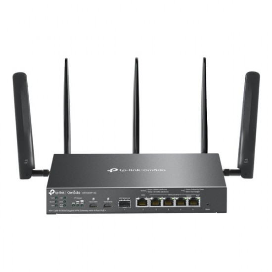 TP-LINK ER706WP-4G Vezetékes Omada AX3000 VPN Router 1xWAN(1000Mbps) + 4x1000Mbps(POE+) + 1xSFP + 2xSIM TP-LINK ER706WP-4G Vezetékes Omada AX3000 VPN Router 1xWAN(1000Mbps) + 4x1000Mbps(POE+) + 1xSFP + 2xSIM