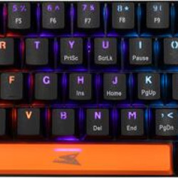 Baracuda DOLPHIN-B/R-US, BGK-03111B/R-US fekete mechanikus gamer billentyűzet piros kapcsolóval, angol