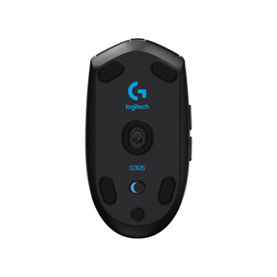 Logitech G305 Lightspeed vezeték nélküli optikai egér Fekete (910-005283)