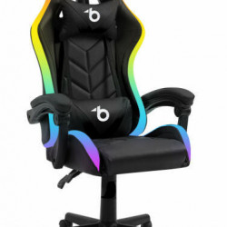 KE-Delight BMD1115RD LED-es Gamer szék fekete-piros RGB
