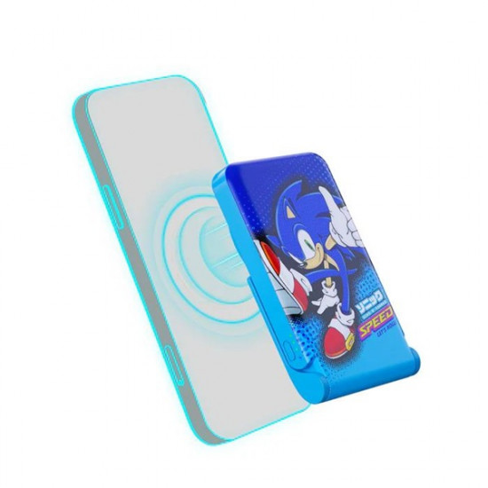 OTL SH1195 Sonic The Hedgehog mágneses vezeték nélküli power bank OTL SH1195 Sonic The Hedgehog mágneses vezeték nélküli power bank