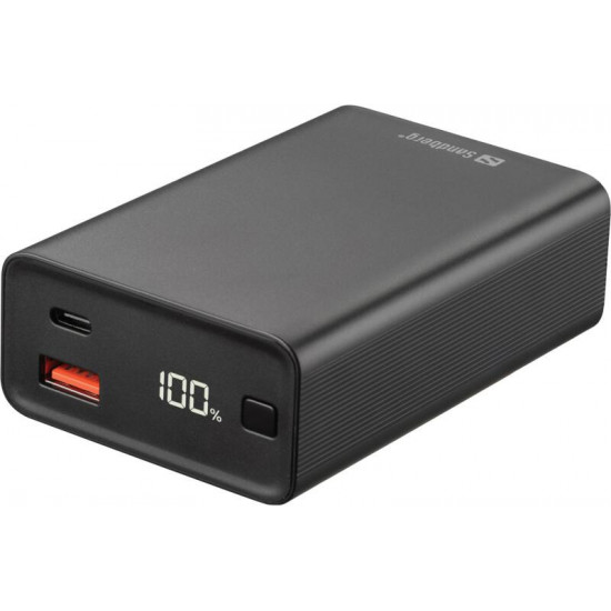 SANDBERG Hordozható akkumulátor, Travel powerbank 20000 PD65W SANDBERG Hordozható akkumulátor, Travel powerbank 20000 PD65W