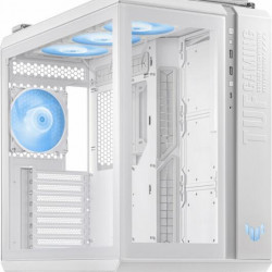 ASUS TUF Gaming GT502 Plus, Tápegység nélkül, Fehér, Üvegfalú Ház