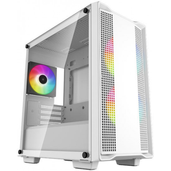 Deepcool CC360 ARGB WH Fehér microATX számítógépház Deepcool CC360 ARGB WH Fehér microATX számítógépház