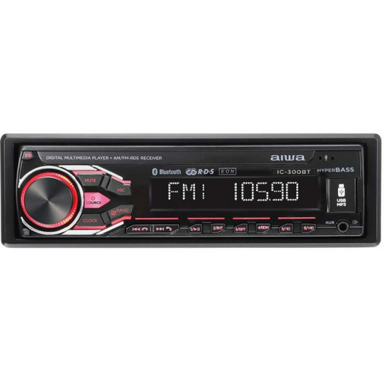 Aiwa IC-300BT Bluetooth/USB/AUX mechanika nélküli autóhifi fejegység Aiwa IC-300BT Bluetooth/USB/AUX mechanika nélküli autóhifi fejegység