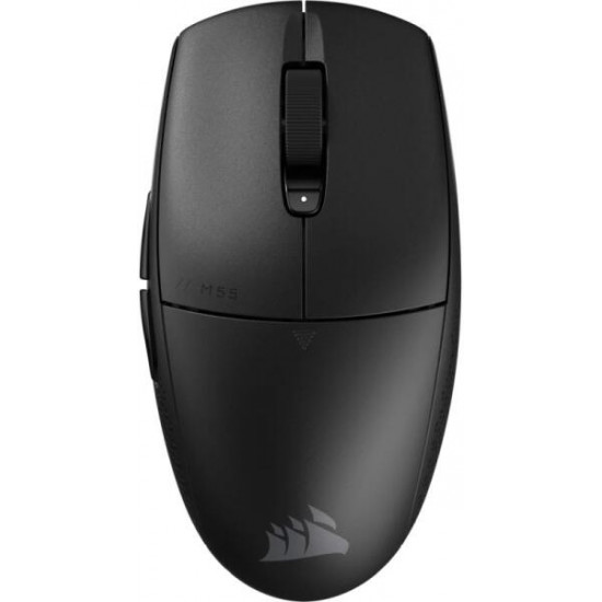 CORSAIR Vezeték Nélküli Egér Gaming, M55 Lightwight, 6 programozható gomb, Ultra-könnyű, 16000dpi, fekete