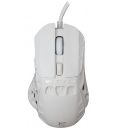 WHITE SHARK ECTOR-W GM-5016W RGB gamer egér, 12.200 dpi, 7 gombos fehér
