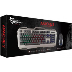 White Shark APACHE-2HU Combo gamer billetyűzet (magyar) + GAMER EGÉR