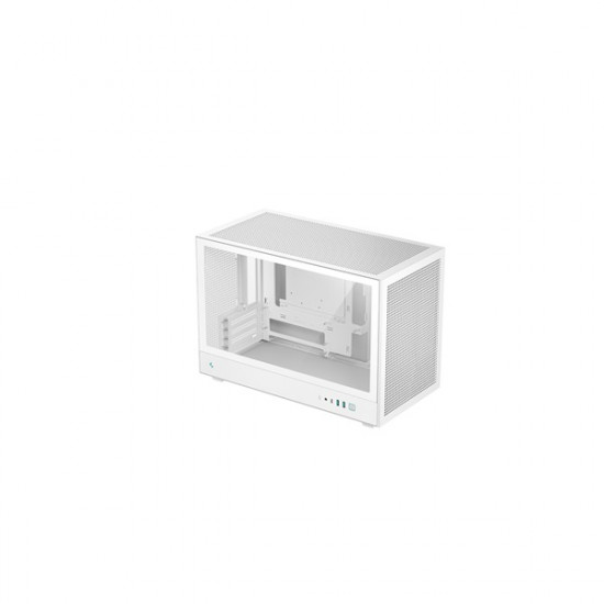 DEEPCOOL CH260 WH, Tápegység nélkül, Fehér, Üvegfalú Ház Micro ATX DEEPCOOL CH260 WH, Tápegység nélkül, Fehér, Üvegfalú Ház Micro ATX