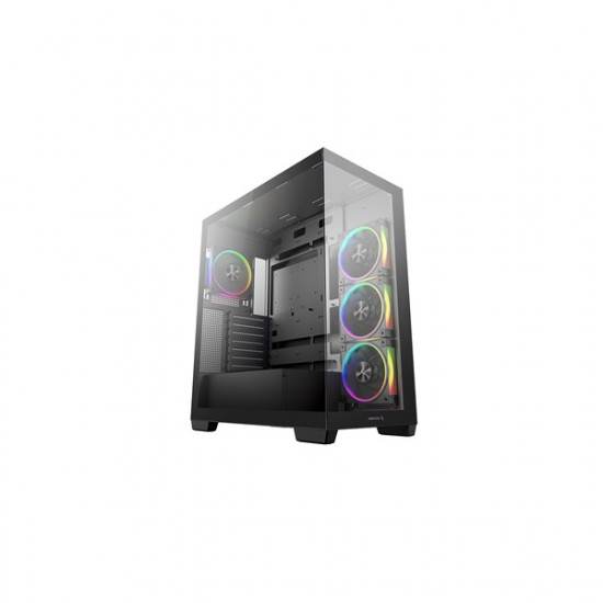 DEEPCOOL CG580 4F V2, Tápegység nélkül, Fekete, Üvegfalú Ház ATX DEEPCOOL CG580 4F V2, Tápegység nélkül, Fekete, Üvegfalú Ház ATX