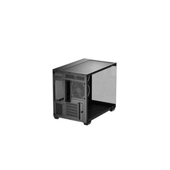 DEEPCOOL CG330 3F, Tápegység nélkül, Fekete, Üvegfalú Ház Micro ATX DEEPCOOL CG330 3F, Tápegység nélkül, Fekete, Üvegfalú Ház Micro ATX