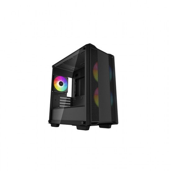 DEEPCOOL CC360 ARGB Tápegység nélkül, Fekete Üvegfalú Ház Micro ATX DEEPCOOL CC360 ARGB Tápegység nélkül, Fekete Üvegfalú Ház Micro ATX