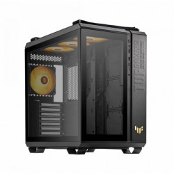ASUS TUF Gaming GT502 Plus, Tápegység nélkül, Fekete, Üvegfalú számítógépház