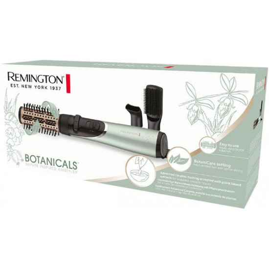 REMINGTON Botanicals AS5860 forgófejes meleglevegős hajformázó, 800 W, 50 mm forgókefe, ionos, 2 hőfok/szint REMINGTON Botanicals AS5860 forgófejes meleglevegős hajformázó, 800 W, 50 mm forgókefe, ionos, 2 hőfok/szint