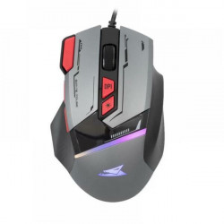 Baracuda W029908 MANTA-G, BGM-047G gamer egér,8D, szürke, 12800 dpi
