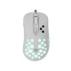 White Shark AZRAEL-W, GM-5013W gamer egér,6D, fehér, 7200 dpi, RGB