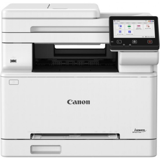 CANON Lézer MFP 4in1 i-SENSYS MF667Cdw, színes, A4, 25 l/p, 1200x1200dpi, duplex, USB/LAN/WiFi, 1GB, ADF CANON Lézer MFP 4in1 i-SENSYS MF667Cdw, színes, A4, 25 l/p, 1200x1200dpi, duplex, USB/LAN/WiFi, 1GB, ADF