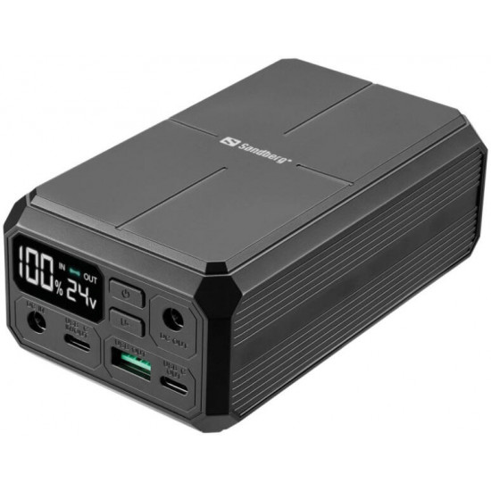 SANDBERG Hordozható akkumulátor, Laptop Powerbank 27000 PD100W SANDBERG Hordozható akkumulátor, Laptop Powerbank 27000 PD100W