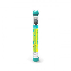 DEVIA ST101708 Gracious Tube USB/Lightning adat-és töltőkábel, fekete, 1m