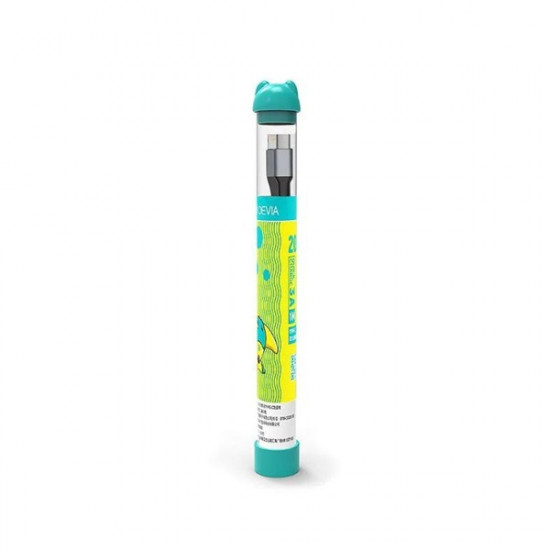 Devia ST101715 Gracious Tube PD 27W Type-C/Lightning 1m-es fekete adat-és töltőkábel Devia ST101715 Gracious Tube PD 27W Type-C/Lightning 1m-es fekete adat-és töltőkábel