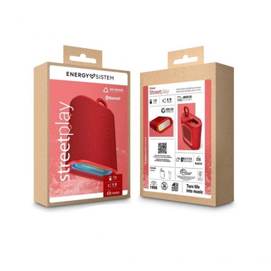 Energy Sistem EN 459247 StreetPlay cseresznyepiros Bluetooth hangszóró Energy Sistem EN 459247 StreetPlay cseresznyepiros Bluetooth hangszóró