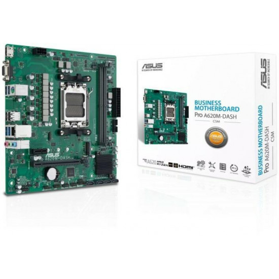 ASUS PRO A620M-DASH-CSM AMD A620, mATX Alaplap AM5 ASUS PRO A620M-DASH-CSM AMD A620, mATX Alaplap AM5
