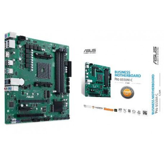ASUS PRO B550M-C/CSM AMD B550, mATX Alaplap AM4 ASUS PRO B550M-C/CSM AMD B550, mATX Alaplap AM4