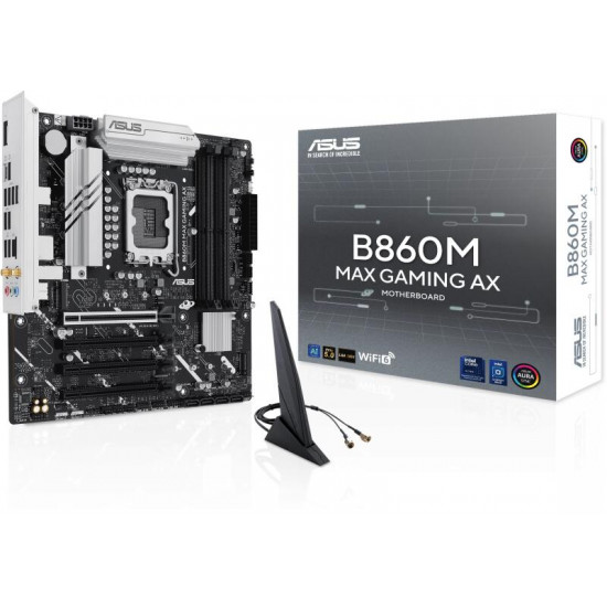 ASUS B860M MAX GAMING AX INTEL B860, mATX Alaplap S1851 ASUS B860M MAX GAMING AX INTEL B860, mATX Alaplap S1851