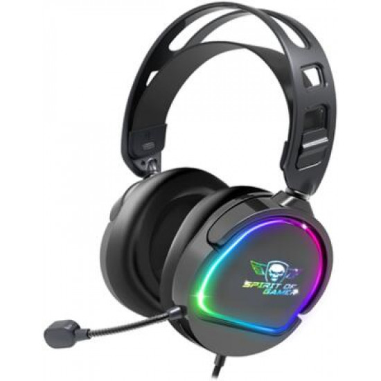 HKM-Spirit of Gamer PRO-H6 RGB MultiPlatform fekete Headset HKM-Spirit of Gamer PRO-H6 RGB MultiPlatform fekete Headset