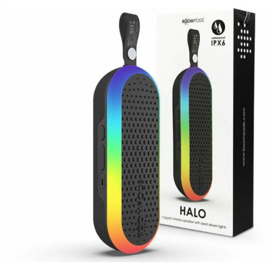Boompods HALO fekete bluetooth hangszóró Boompods HALO fekete bluetooth hangszóró