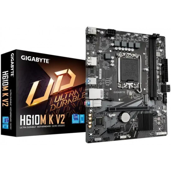 GIGABYTE H610M K V2 INTEL H610, mATX Alaplap S1700 GIGABYTE H610M K V2 INTEL H610, mATX Alaplap S1700