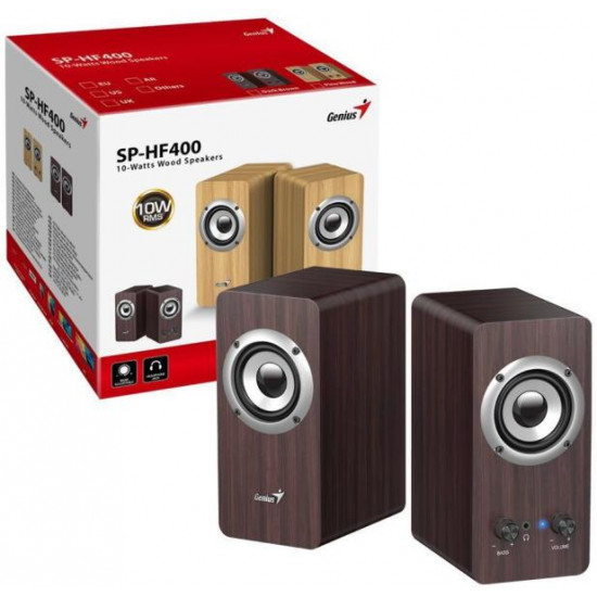 GENIUS 2.0 Hangszóró SP-HF400 Jack 10 Watt, Sötétbarna