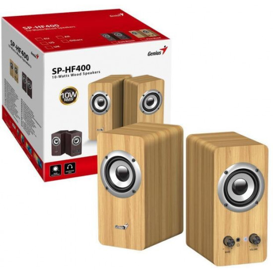 GENIUS 2.0 Hangszóró SP-HF400 Jack 10 Watt, Világosbarna
