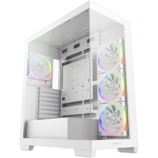 DEEPCOOL CG580 4F V2 WH Tápegység nélkül, Fehér Üvegfalú Ház ATX DEEPCOOL CG580 4F V2 WH Tápegység nélkül, Fehér Üvegfalú Ház ATX
