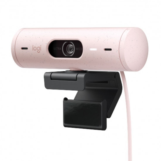 LOGITECH Webkamera - BRIO 500 HD 1080p Mikrofon, Rózsaszín