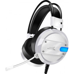 BARACUDA BGH-031W CONCH-W vezetékes gamer fejhallgató mikrofonnal, fehér