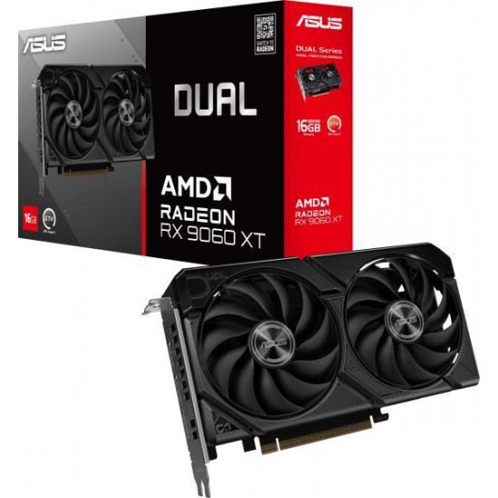 ASUS AMD RX 9060 XT 16GB DDR6 OC Videokártya PCI-Ex16x
