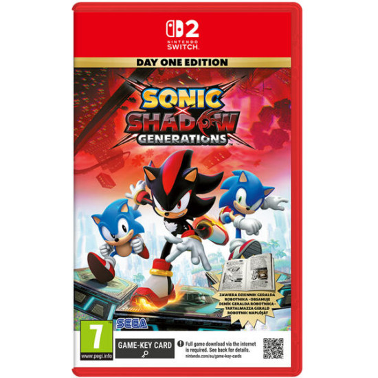 Sonic X Shadow Generations Nintendo Switch 2 játékszoftver