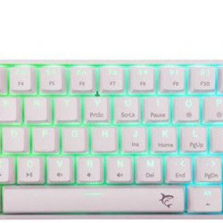 WHITE SHARK GK-004223W/BL-HU SHINOBI-2/W-BL-HU mech. bill. 62 kék gomb,fehér,magyar WHITE SHARK GK-004223W/BL-HU SHINOBI-2/W-BL-HU mech. bill. 62 kék gomb,fehér,magyar
