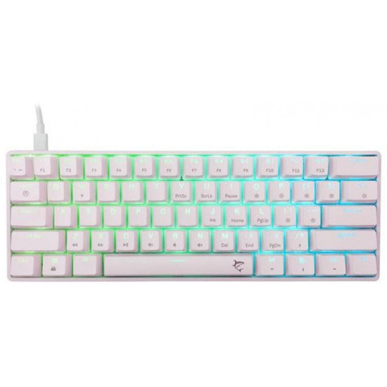WHITE SHARK GK-004223W/BL-HU SHINOBI-2/W-BL-HU mech. bill. 62 kék gomb,fehér,magyar
