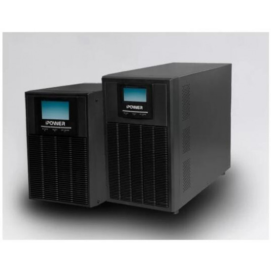 iPOWER UPS, 1000VA, 1000W, 4x IEC C13, SNMP/USB/RS-232, szünetmentes tápegység, LCD kijelző, AVR, online, tower iPOWER UPS, 1000VA, 1000W, 4x IEC C13, SNMP/USB/RS-232, szünetmentes tápegység, LCD kijelző, AVR, online, tower