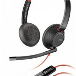 HP POLY fejhallgató Blackwire 5220 sztereó USB-C+3,5 mm-es csatlakozó+USB-C/USB-A adapter